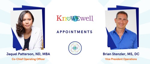 KnoWEwell Appoints Drs. Patterson and Stenzler to Operations Posts