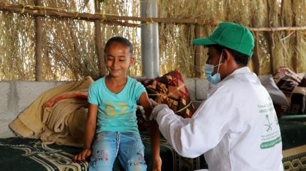 Conflict means millions of children are missing vaccinations, UN says