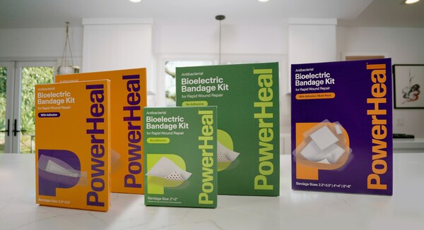 PowerHeal™ Revolutionizes Wound Care with Introduction of World's First and Only Bioelectric Bandage for Over-The-Counter Use