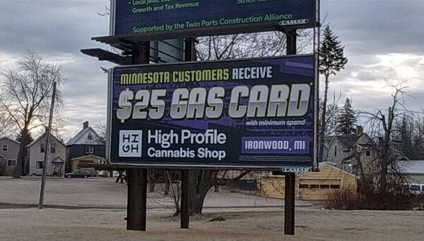 High Profile Ironwood Michigan Dispensary Kicks Off "Gas for Gas Campaign," Offering Prepaid Gas Cards to Minnesota Cannabis Consumers
