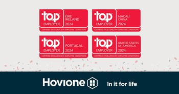 Hovione certified as a Top Employer in all of its manufacturing sites